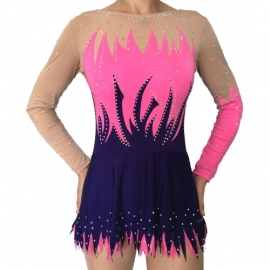 Leotard for competition Tulips