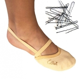 Set: half shoes and hairpins