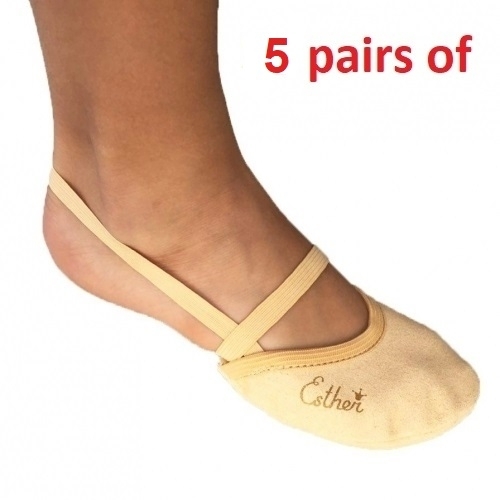 5 pairs of Soft Microfiber Half shoe