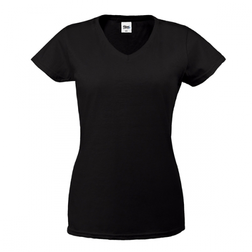 Black T-shirt short-sleeve — Ajisai