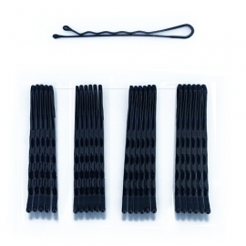 Firm black hair pins