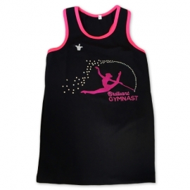 Top Brilliant gymnast with ribbon