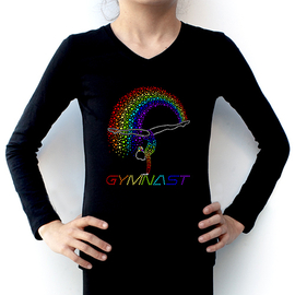T-shirt Rainbow Gymnast