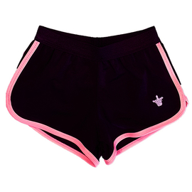 Shorts with bright pink ending