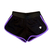 Shorts with purple ending