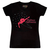 T-shirt short sleeve with crystals Brilliant Gymnast with rope