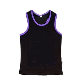 Black top with purple ending