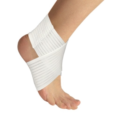Elastic medical foot bandage, ribbon