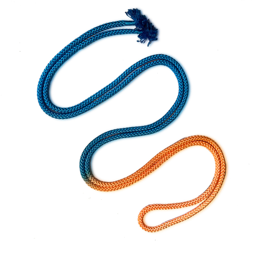 Rhythmic Gymnastics Junior Color Polyester Rope Turquoise Blue MJ