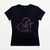 Black T-shirt short-sleeve HEART