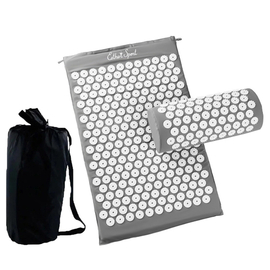 Acupressure mat and pillow