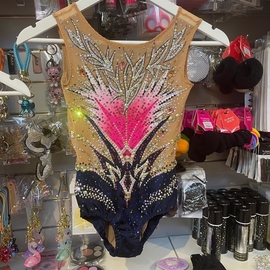 Blue pink leotard for rent