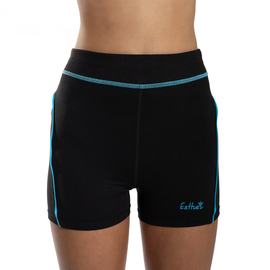 Short tights with blue line