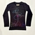 Black t-shirt long sleeve MULTICOLOR
