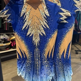 BLUE-WHITET leotard for rent