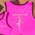 Tank vest Pink with logo Jerusalem