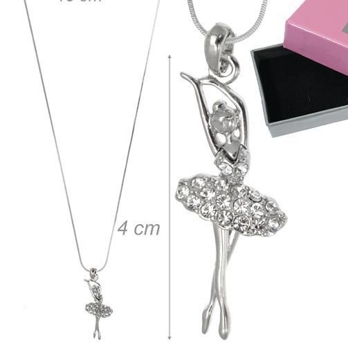 Chain with ballerina pendant
