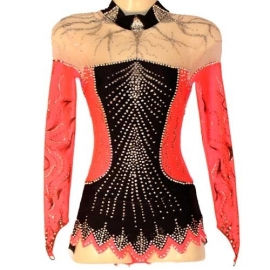 Leotard Model 104 Red-Black
